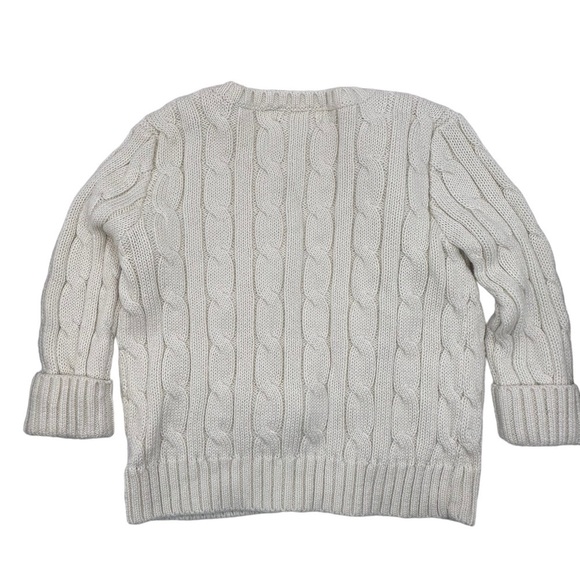 Ralph Lauren Baby Cream Button Front Cardigan Size 9 Months - Picture 2 of 10